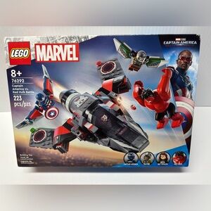 Lego Marvel, Captain America Vs Red Hulk Battle 76292, W/4 Mini Figures - New